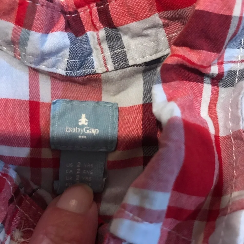 GAP 👕baby plaid